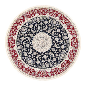 Tappeto Persero - Nain rotondo  - 200 x 200 cm - blu scuro