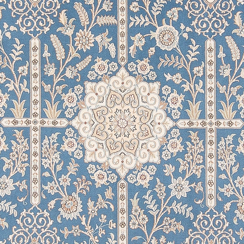 Tappeto Persero - Nain - Premio - 298 x 200 cm - blu chiaro