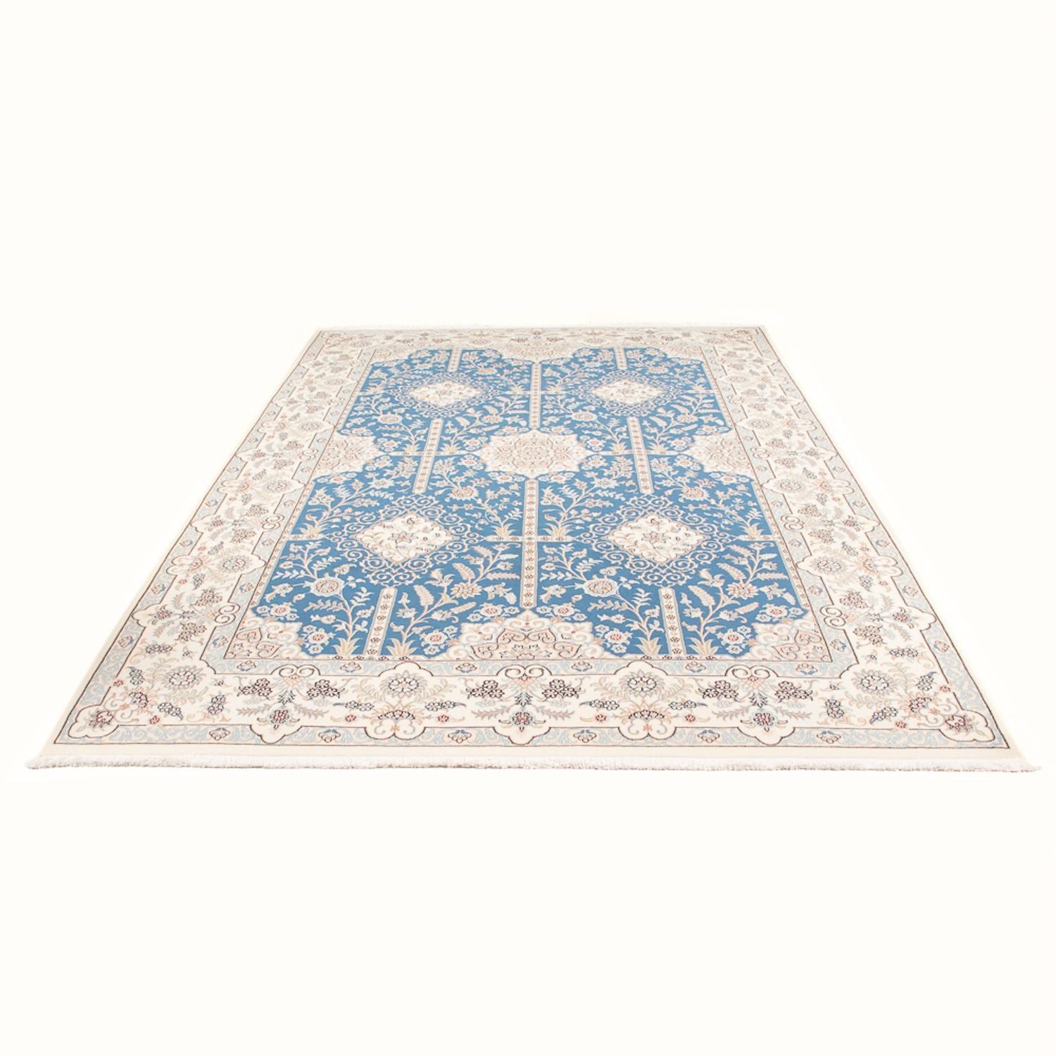 Tappeto Persero - Nain - Premio - 298 x 200 cm - blu chiaro