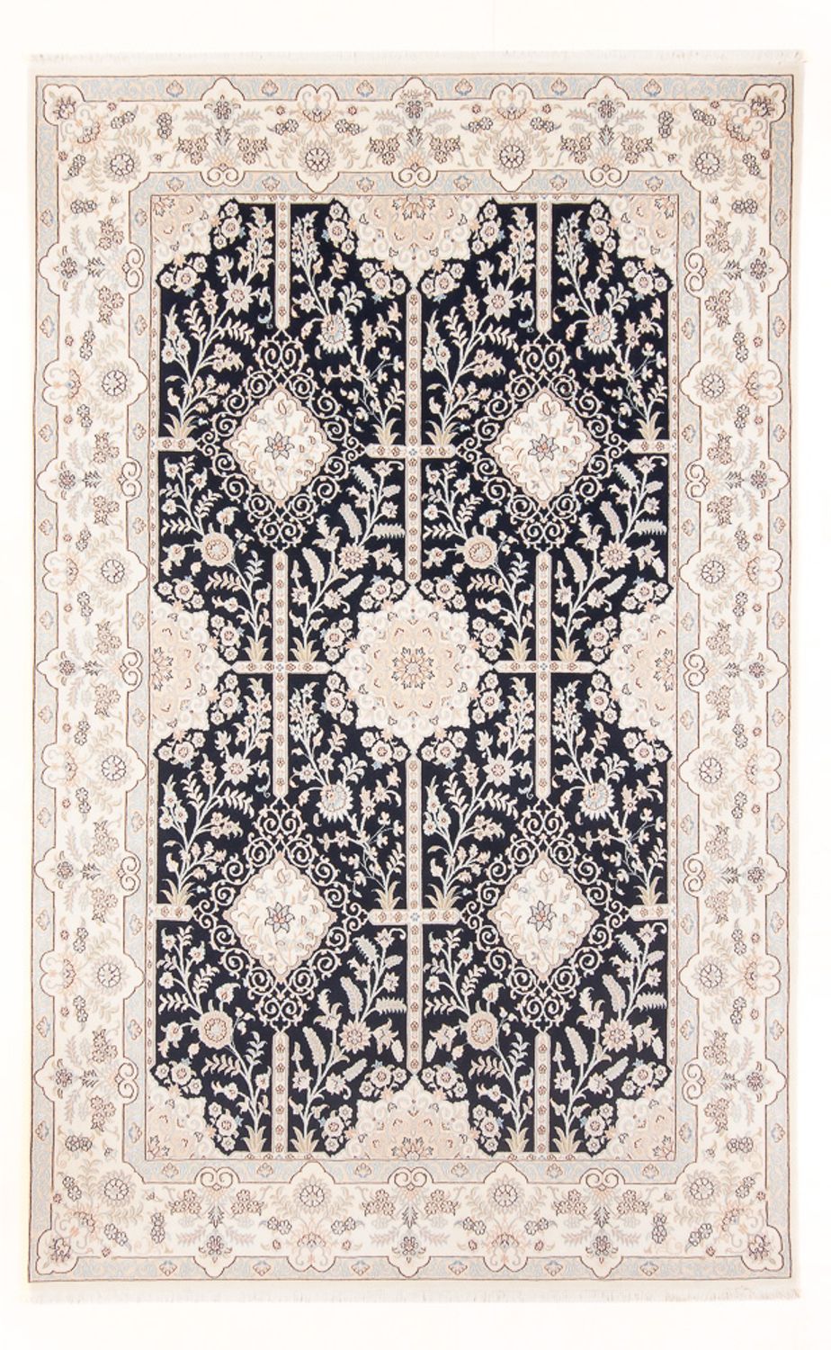 Tappeto Persero - Nain - Premio - 298 x 198 cm - blu scuro
