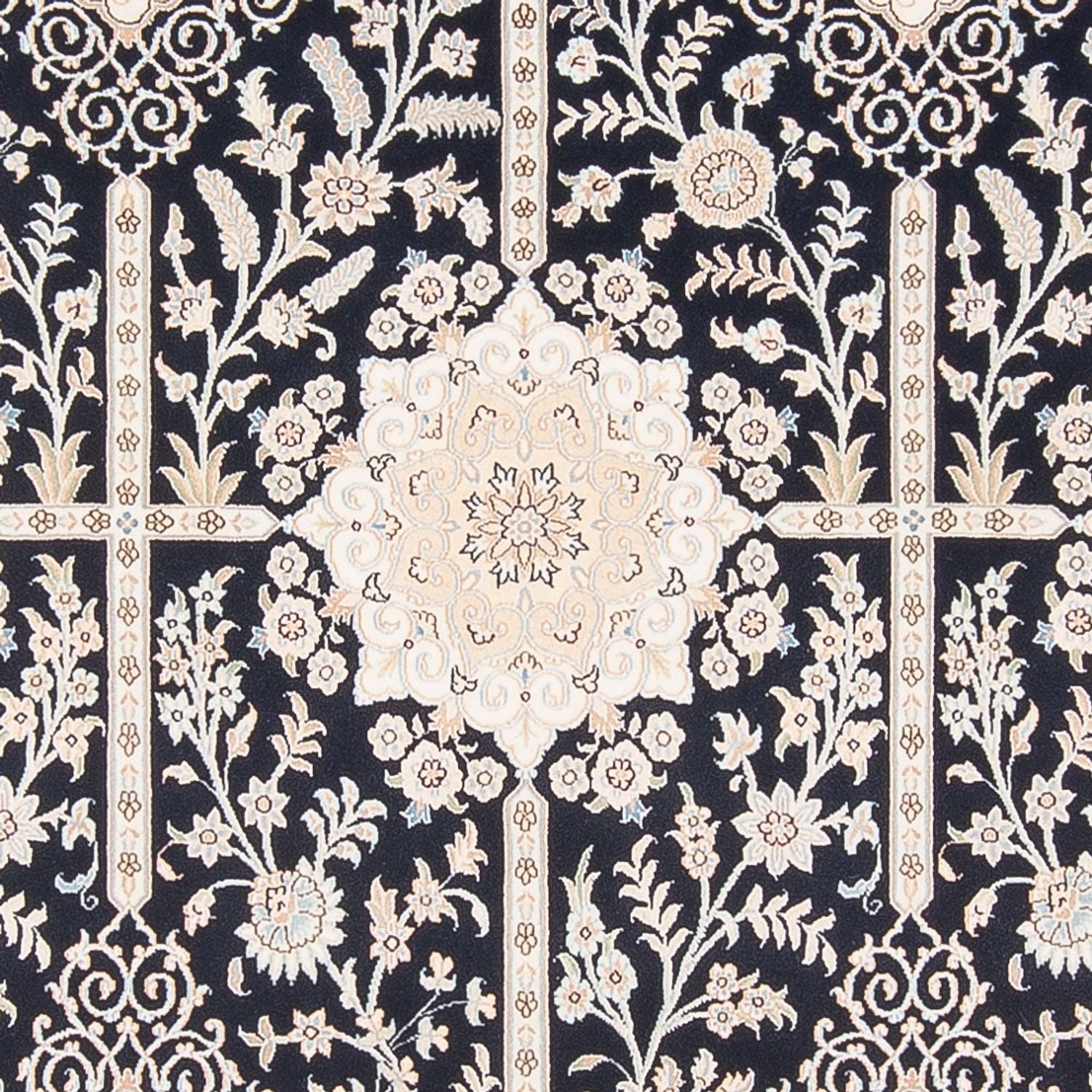 Tappeto Persero - Nain - Premio - 298 x 198 cm - blu scuro