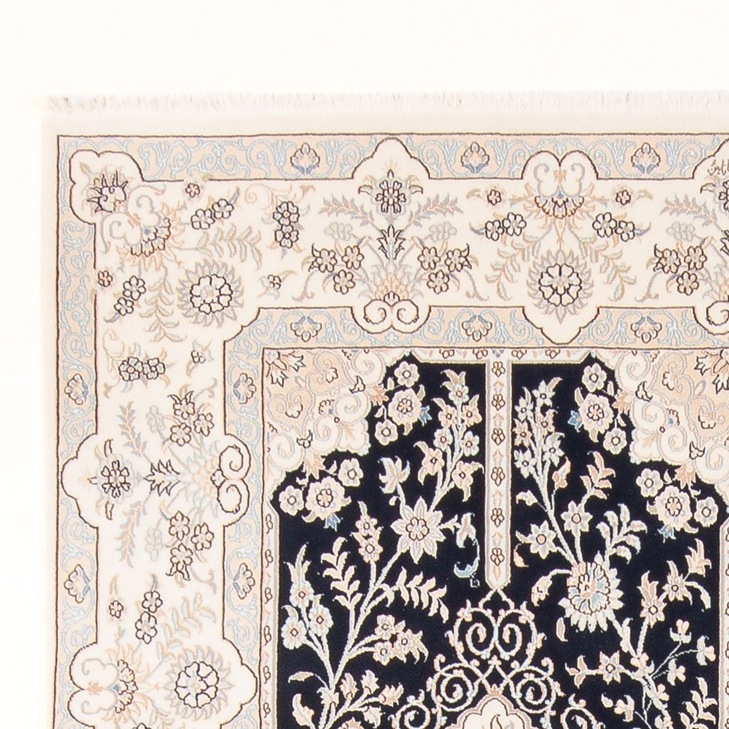 Tappeto Persero - Nain - Premio - 298 x 198 cm - blu scuro