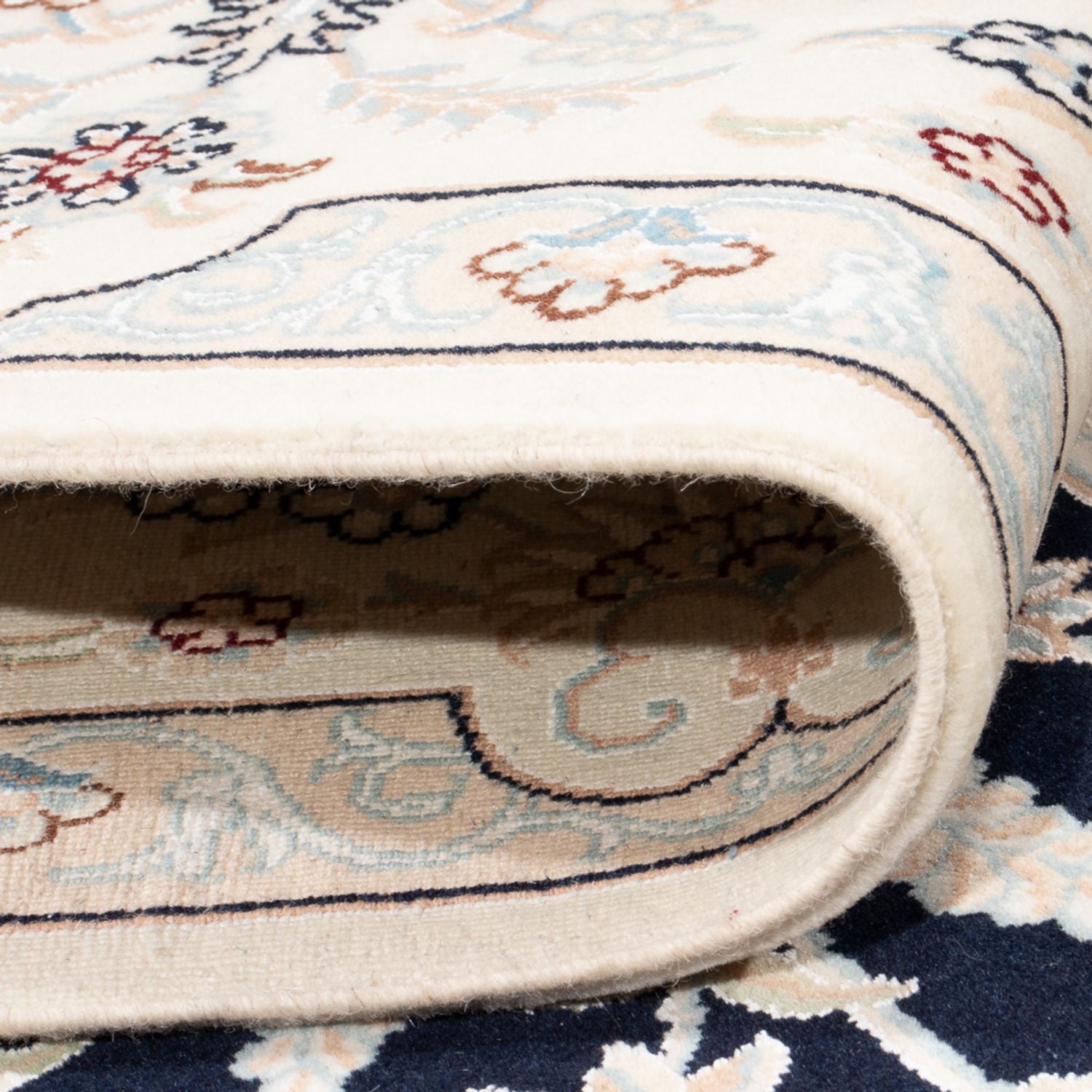 Tappeto Persero - Nain - Premio - 298 x 198 cm - blu scuro