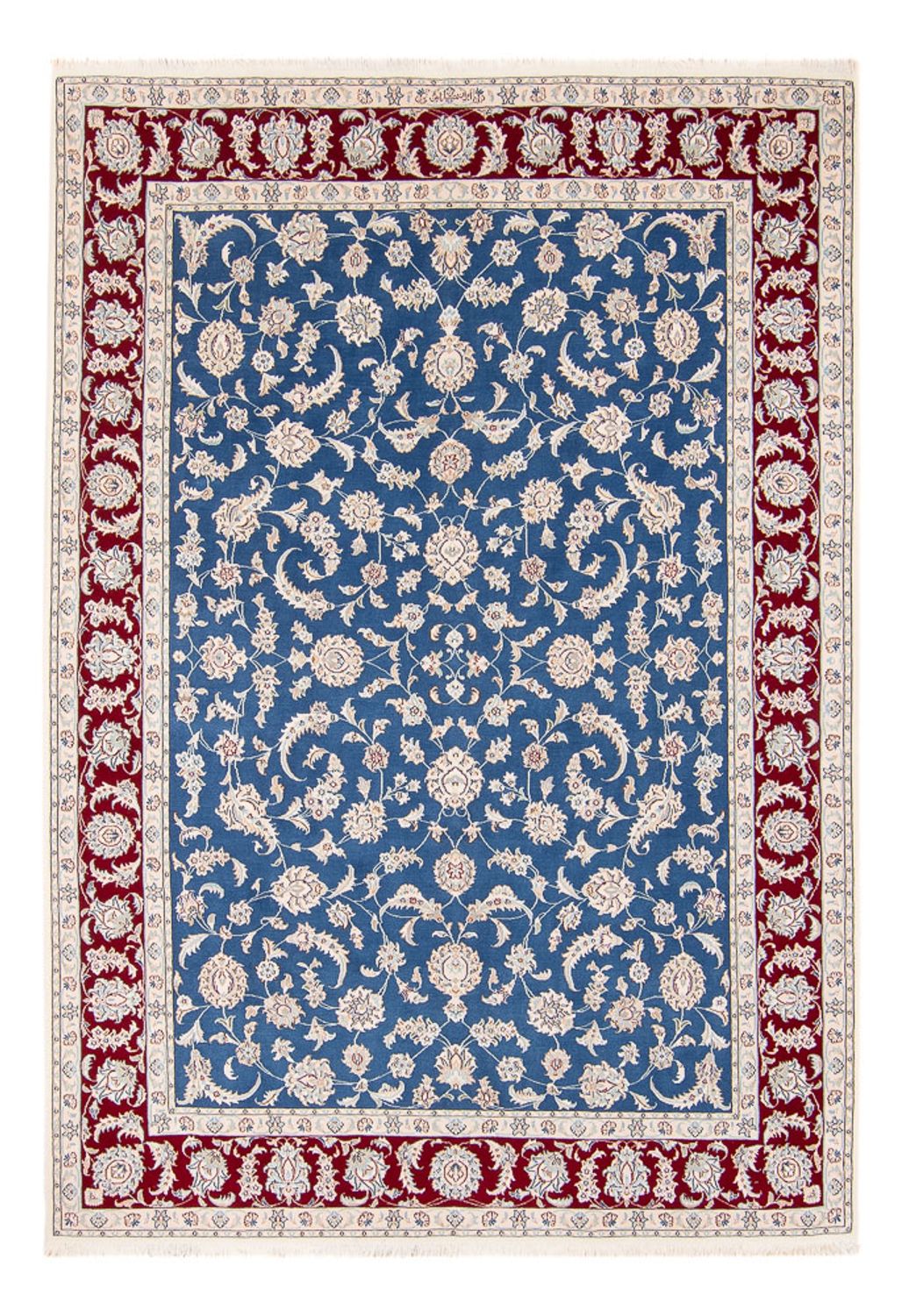 Tappeto Persero - Nain - 244 x 171 cm - blu
