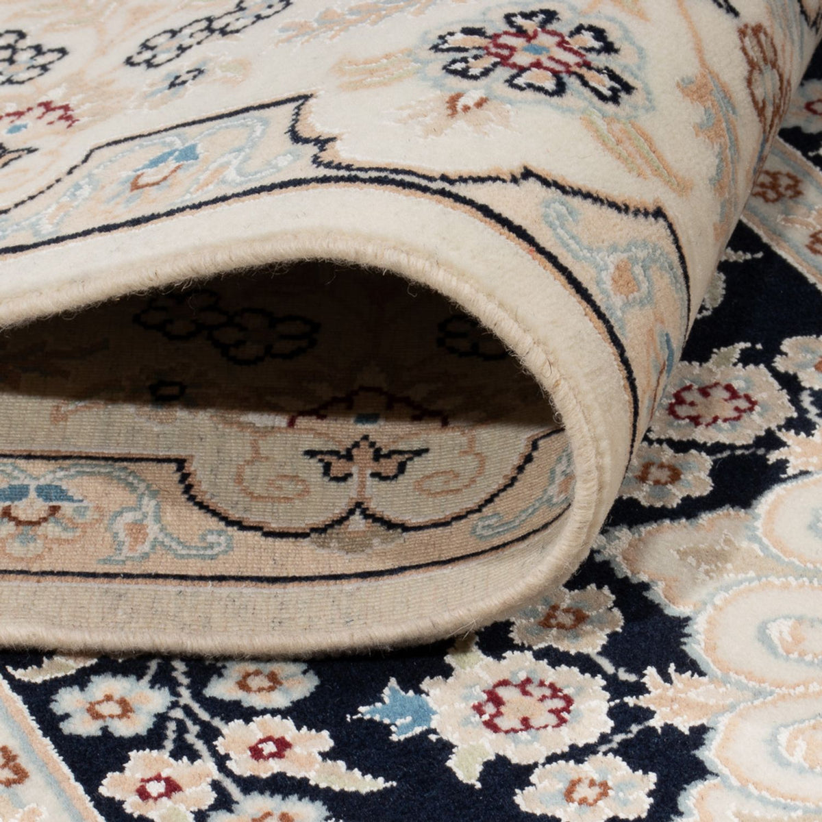 Tappeto Persero - Nain - 233 x 170 cm - blu scuro