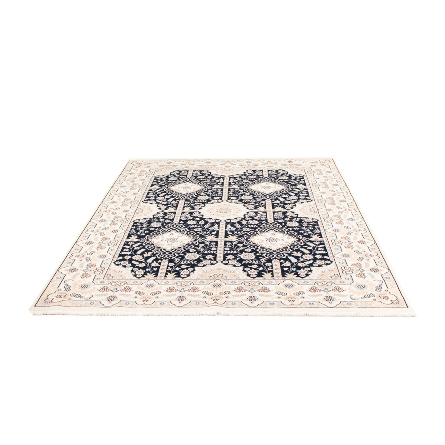 Tappeto Persero - Nain - 233 x 170 cm - blu scuro