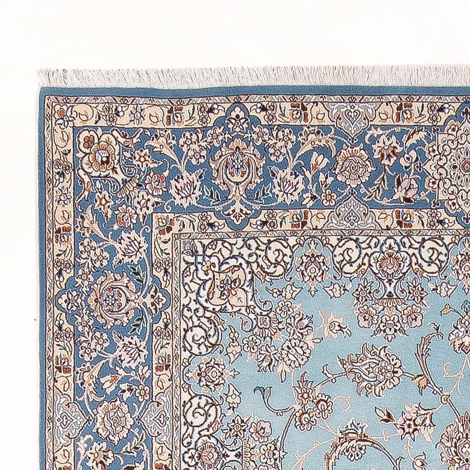 Tappeto Persero - Nain - Premio - 308 x 200 cm - blu chiaro