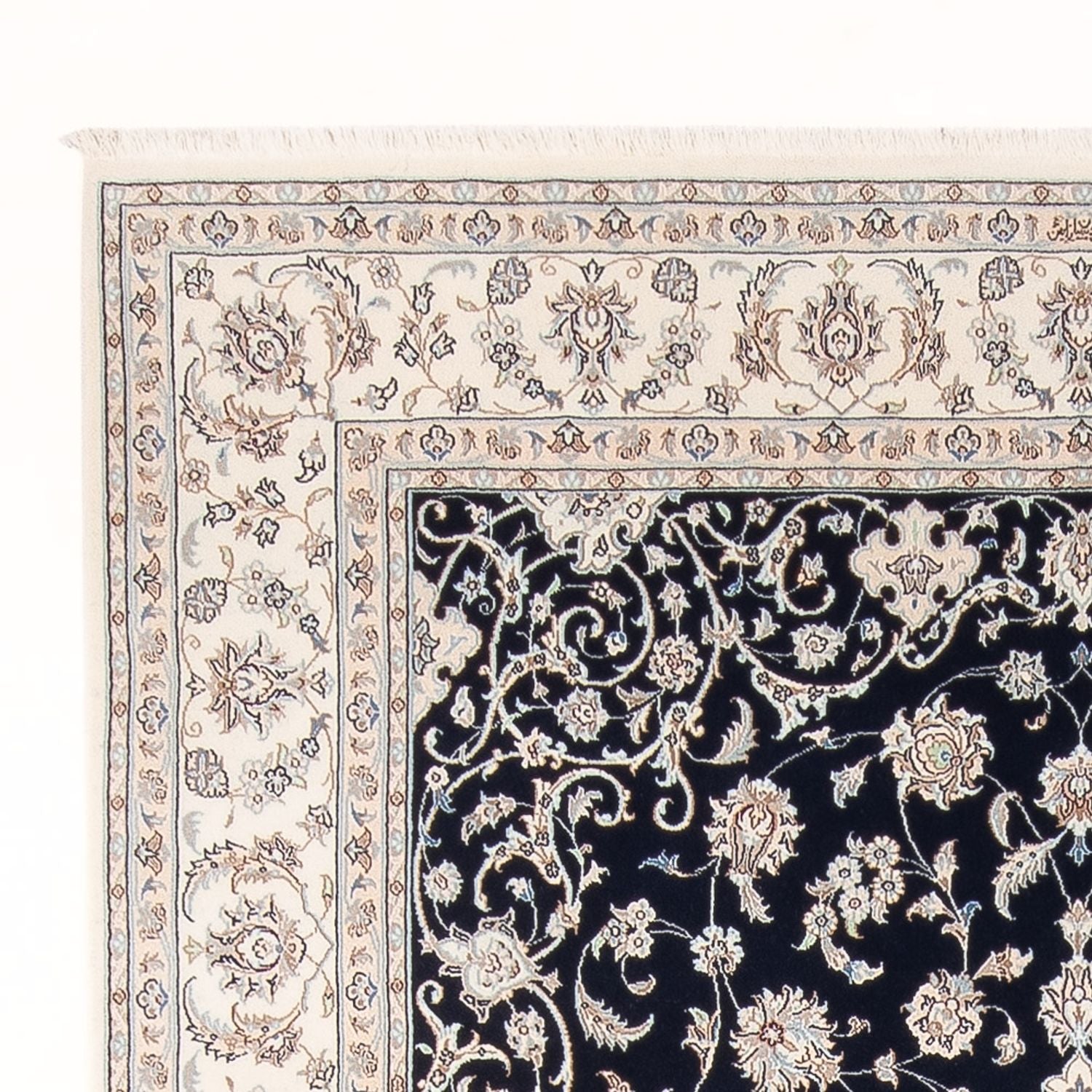 Tappeto Persero - Nain - Premio - 298 x 200 cm - blu scuro
