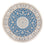Tappeto Persero - Nain - Premio rotondo  - 152 x 150 cm - blu