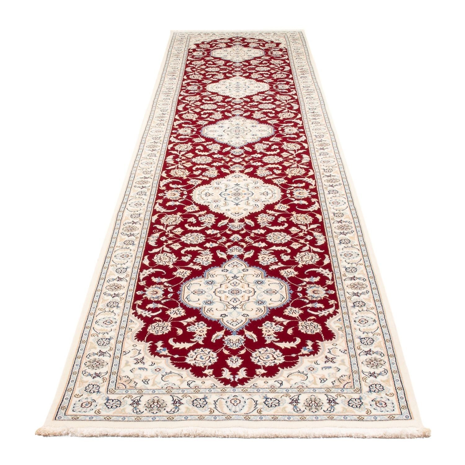 Tappeto corsia Tappeto Persero - Nain - Premio - 404 x 88 cm - rosso