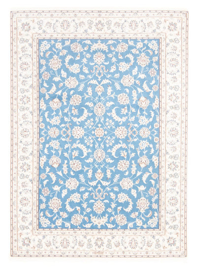 Nain - 9La Tappeto 148x202cm - Tappeto persiano - blu chiaro