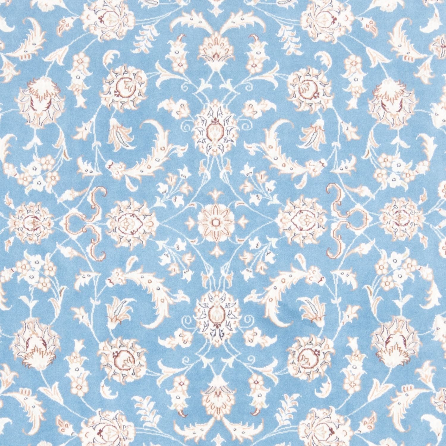 Tappeto Persero - Nain - Reale - 210 x 149 cm - blu chiaro