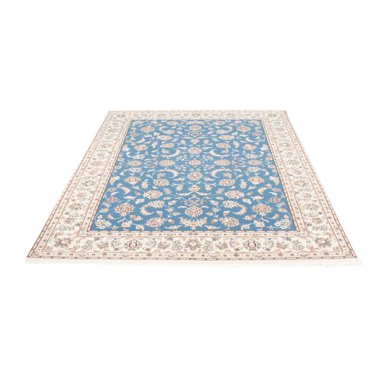 Tappeto Persero - Nain - Reale - 210 x 149 cm - blu chiaro