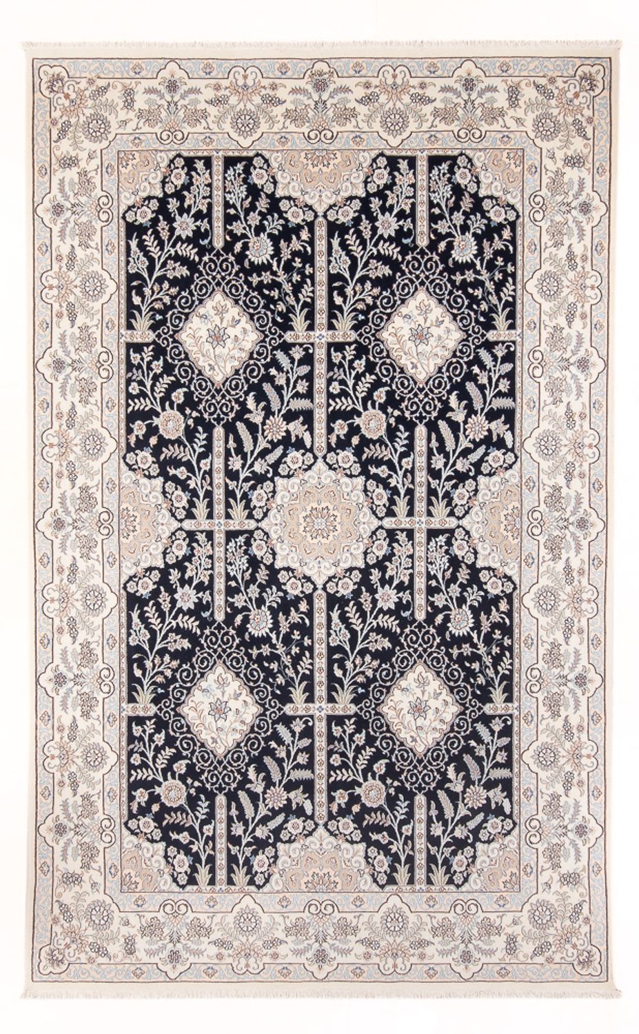 Tappeto Persero - Nain - Premio - 294 x 196 cm - blu scuro
