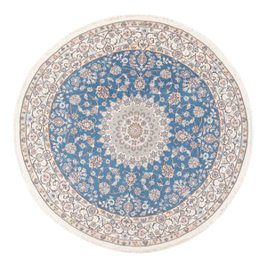 Tappeto Persero - Nain - Premio rotondo  - 154 x 151 cm - blu