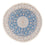 Tappeto Persero - Nain - Premio rotondo  - 154 x 151 cm - blu