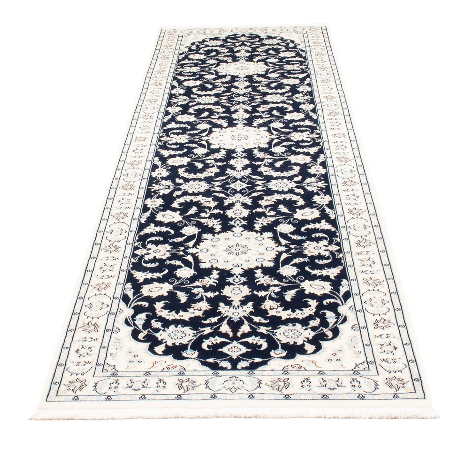 Tappeto corsia Tappeto Persero - Nain - Premio - 296 x 80 cm - blu scuro