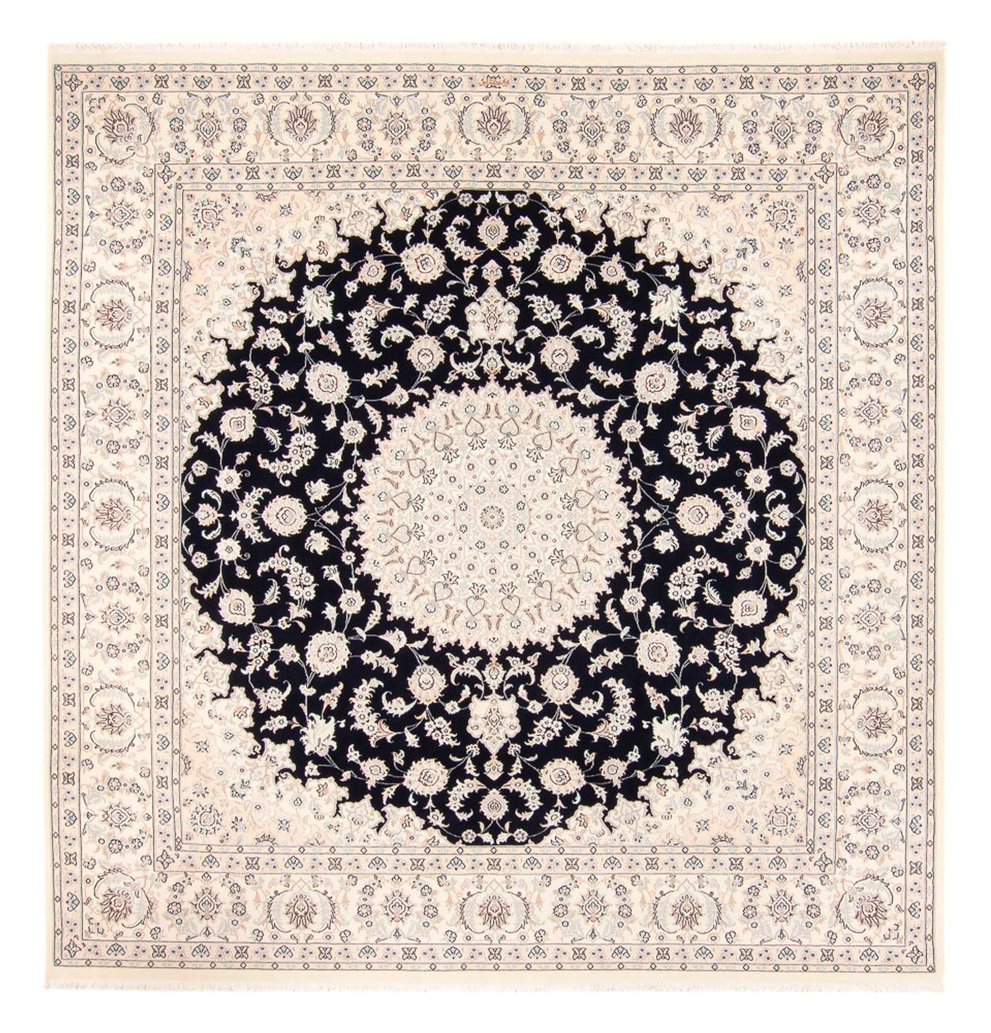 Tappeto Persero - Nain quadrato  - 258 x 246 cm - blu scuro