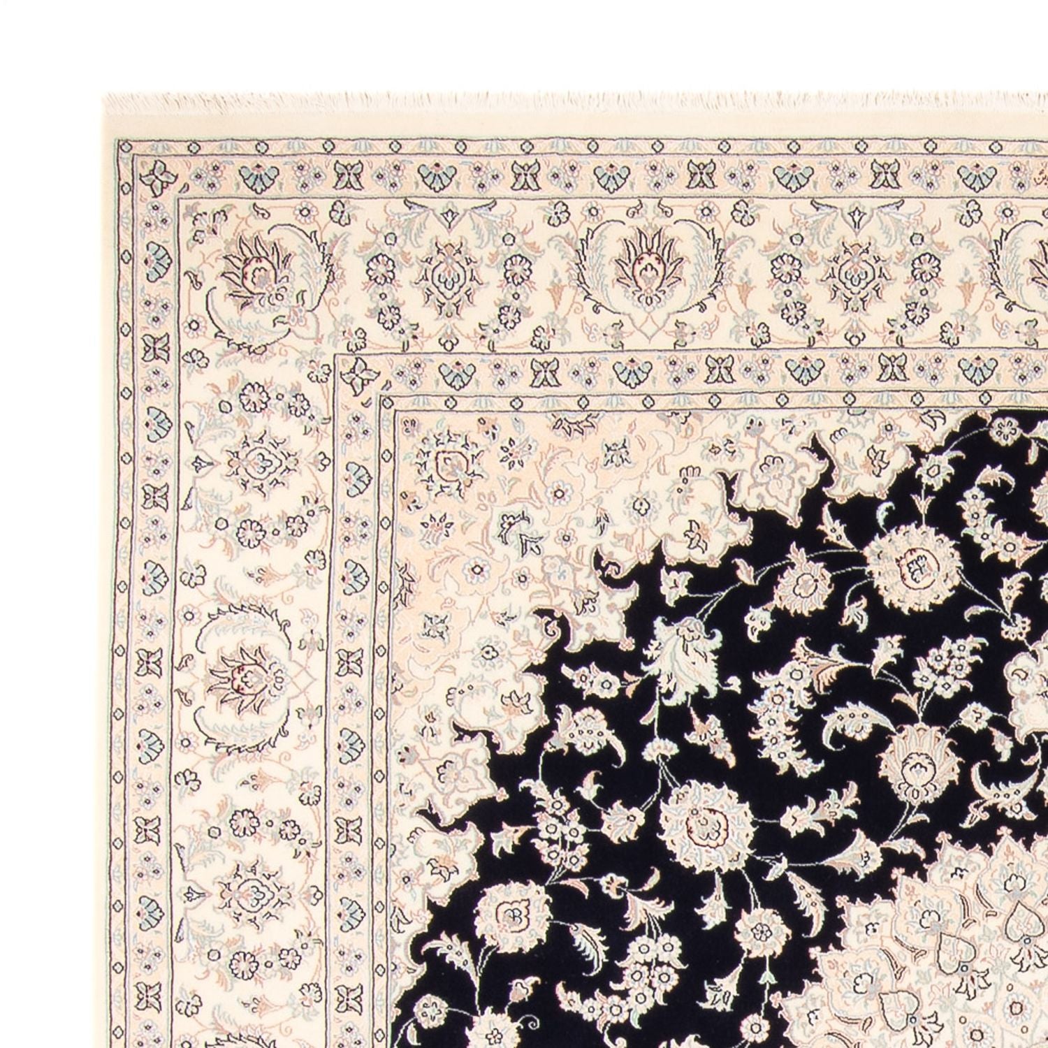 Tappeto Persero - Nain quadrato  - 258 x 246 cm - blu scuro