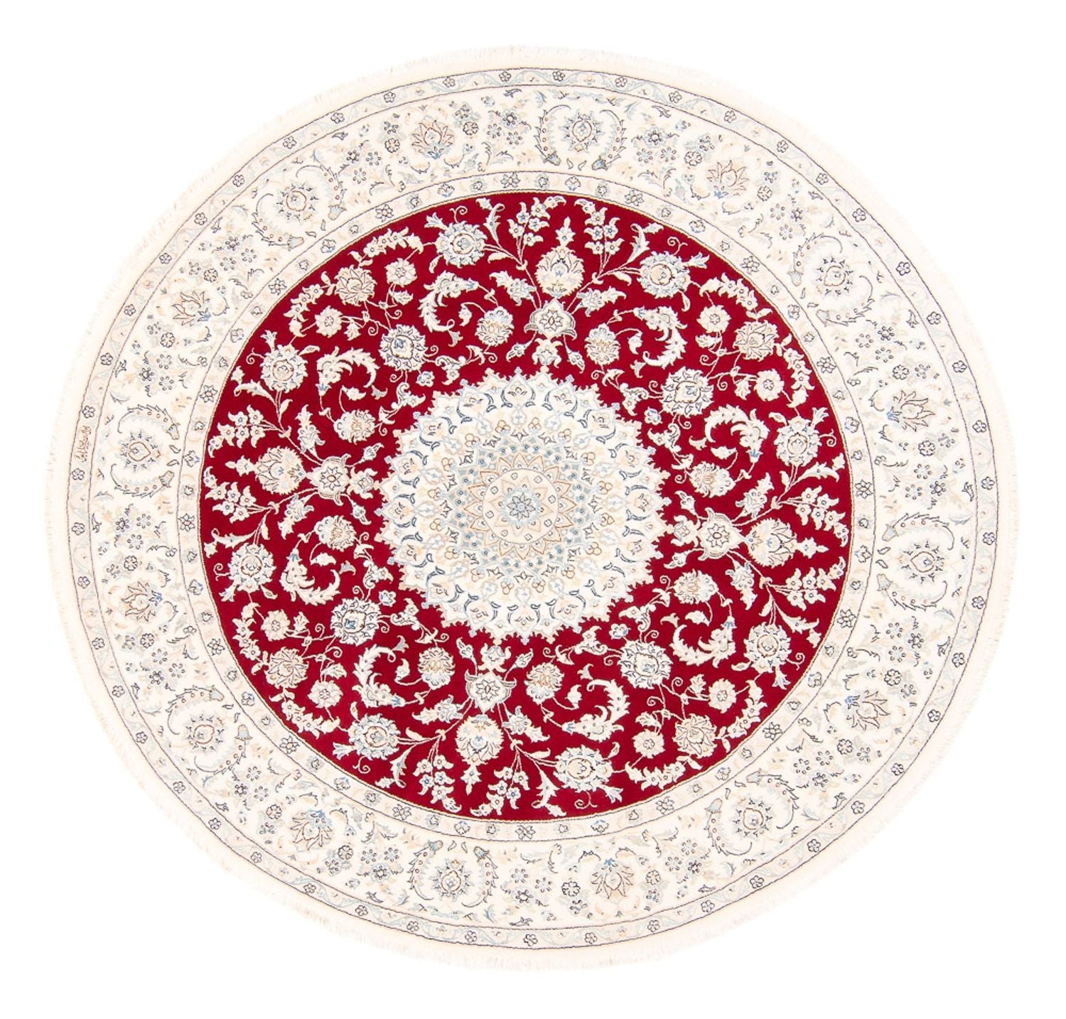 Tappeto Persero - Nain rotondo  - 200 x 200 cm - rosso