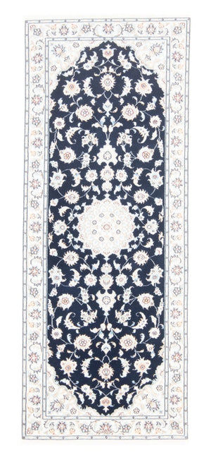 Tappeto corsia Tappeto Persero - Nain - Reale - 197 x 80 cm - blu scuro