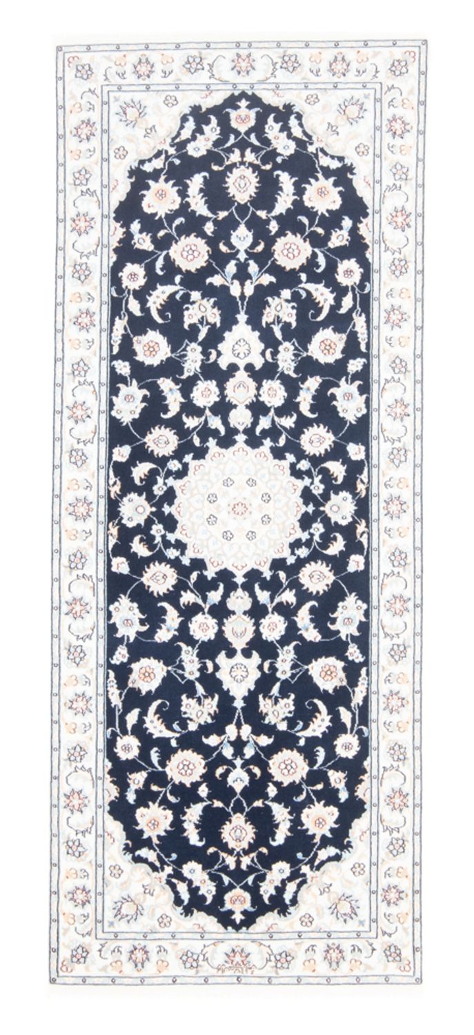 Tappeto corsia Tappeto Persero - Nain - Reale - 197 x 80 cm - blu scuro