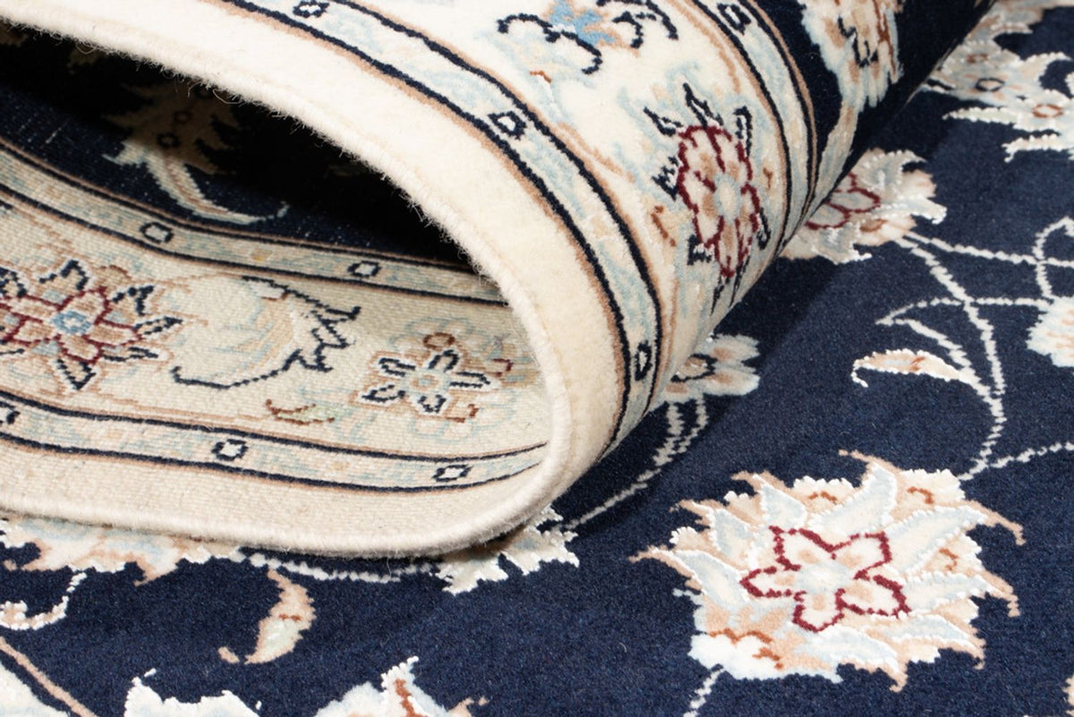 Tappeto corsia Tappeto Persero - Nain - Reale - 198 x 81 cm - blu scuro