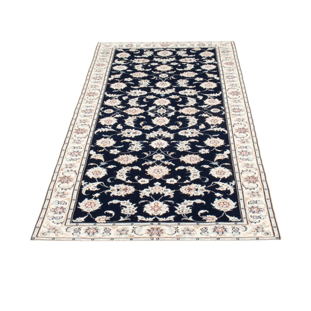 Tappeto corsia Tappeto Persero - Nain - Reale - 198 x 81 cm - blu scuro