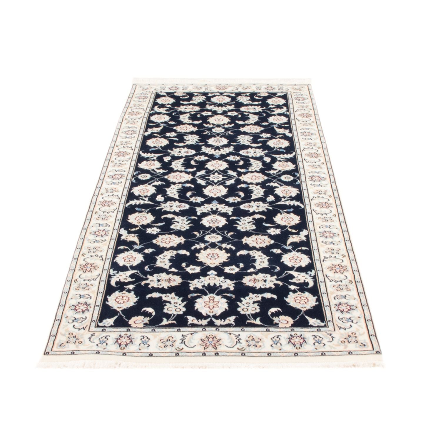 Tappeto corsia Tappeto Persero - Nain - Reale - 197 x 80 cm - blu scuro