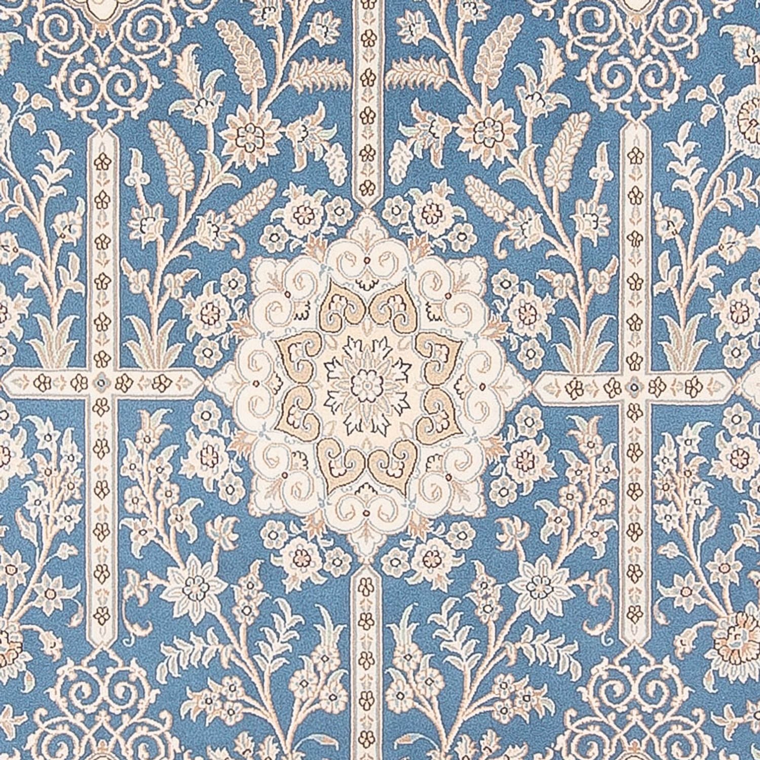 Tappeto Persero - Nain - Premio - 300 x 198 cm - blu chiaro