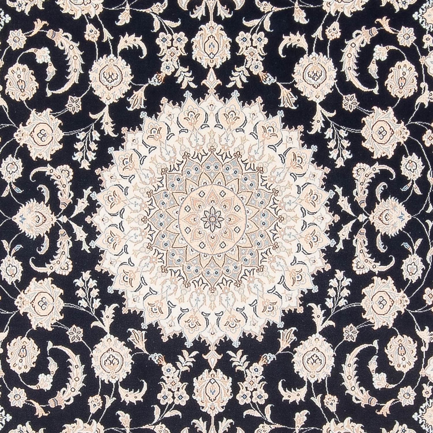 Tappeto Persero - Nain - Premio - 298 x 197 cm - blu scuro