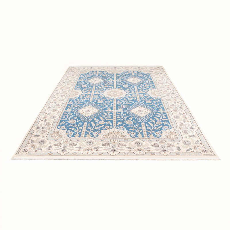 Tappeto Persero - Nain - Premio - 295 x 197 cm - blu chiaro