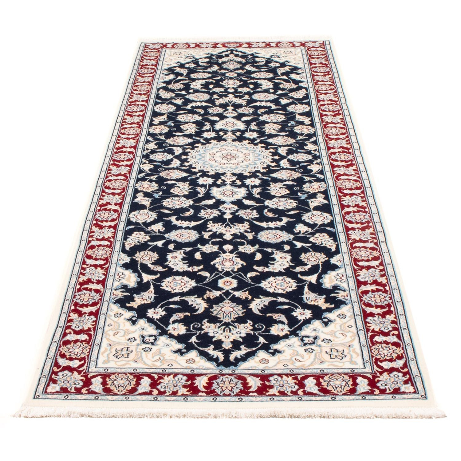 Tappeto corsia Tappeto Persero - Nain - Premio - 250 x 78 cm - blu scuro
