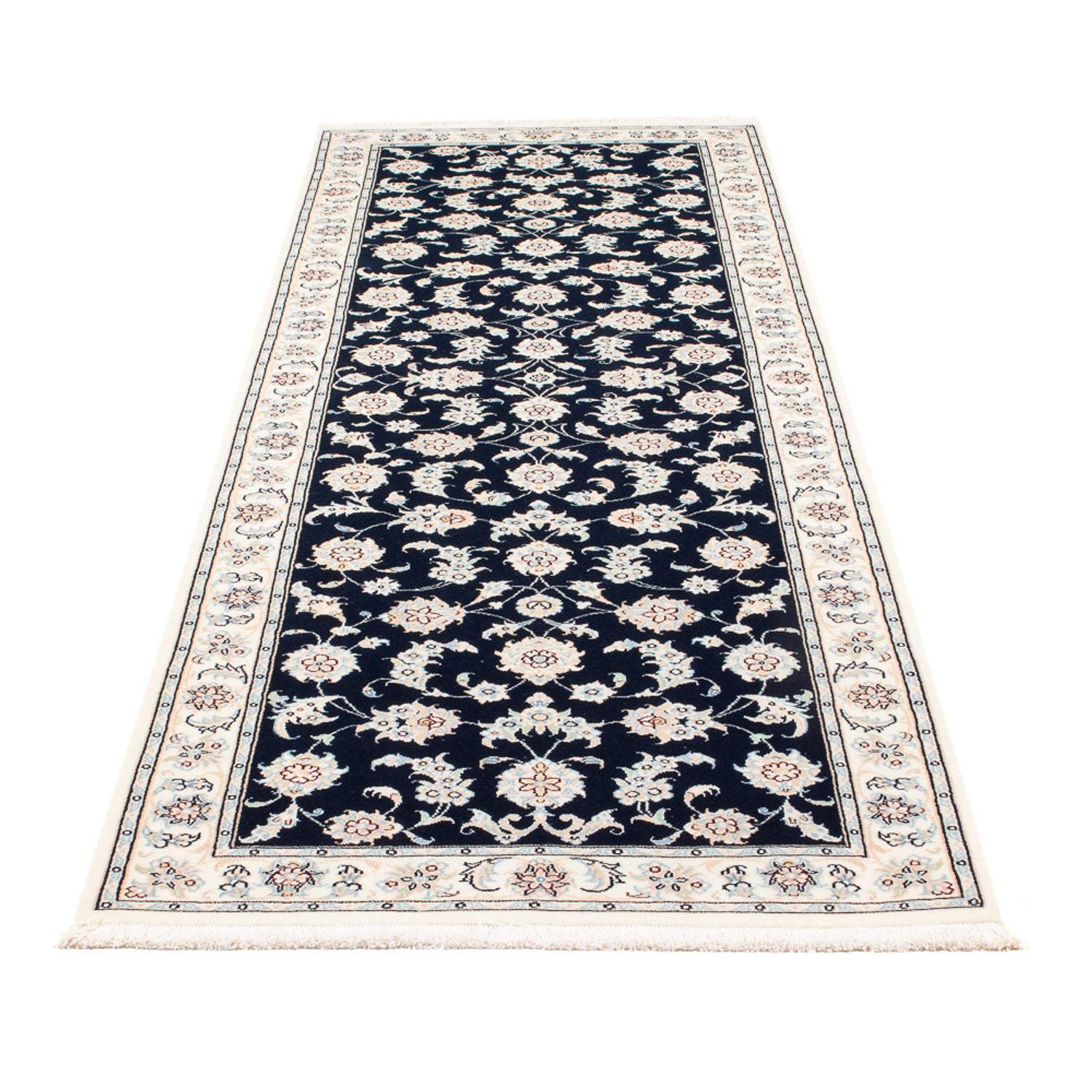 Tappeto corsia Tappeto Persero - Nain - Premio - 250 x 81 cm - blu scuro