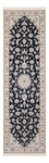 Tappeto corsia Tappeto Persero - Nain - Premio - 253 x 81 cm - blu scuro