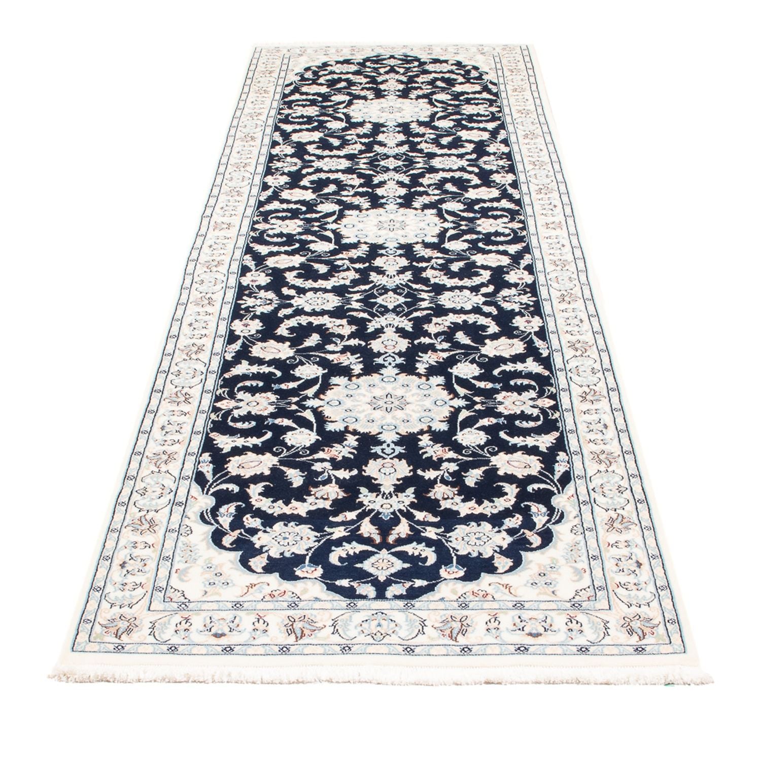 Tappeto corsia Tappeto Persero - Nain - Premio - 306 x 81 cm - blu scuro