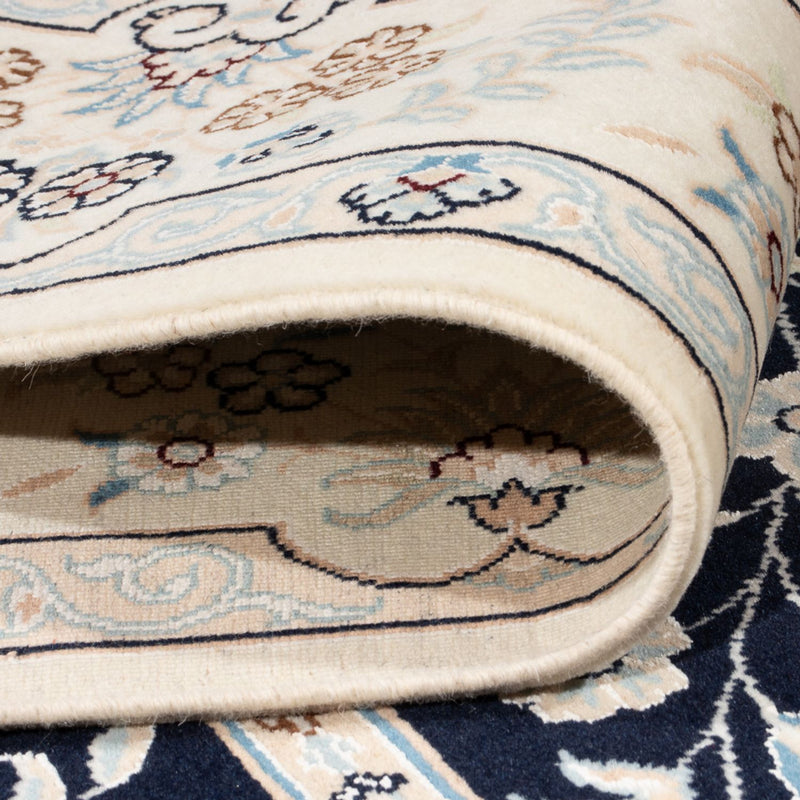 Tappeto Persero - Nain - Premio - 205 x 150 cm - blu scuro
