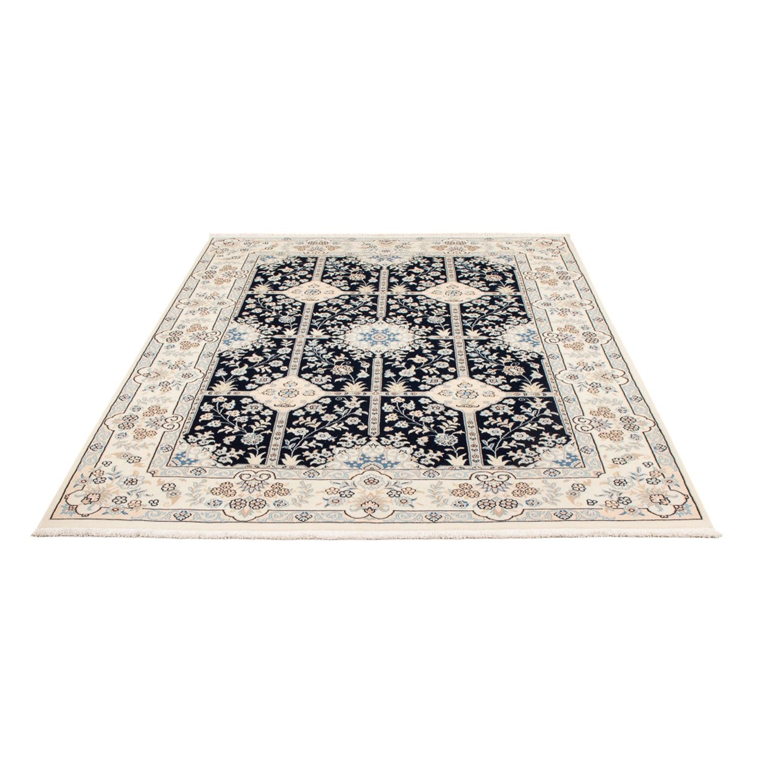 Tappeto Persero - Nain - Premio - 205 x 150 cm - blu scuro
