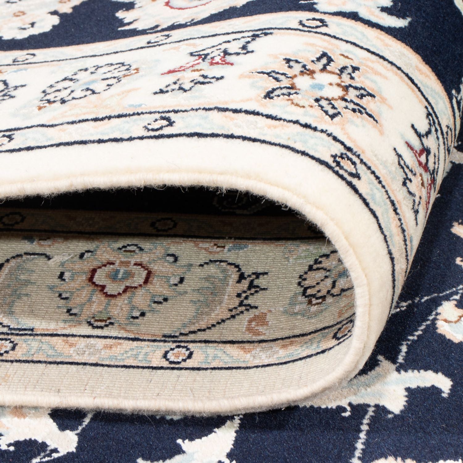 Tappeto corsia Tappeto Persero - Nain - Premio - 394 x 92 cm - blu scuro