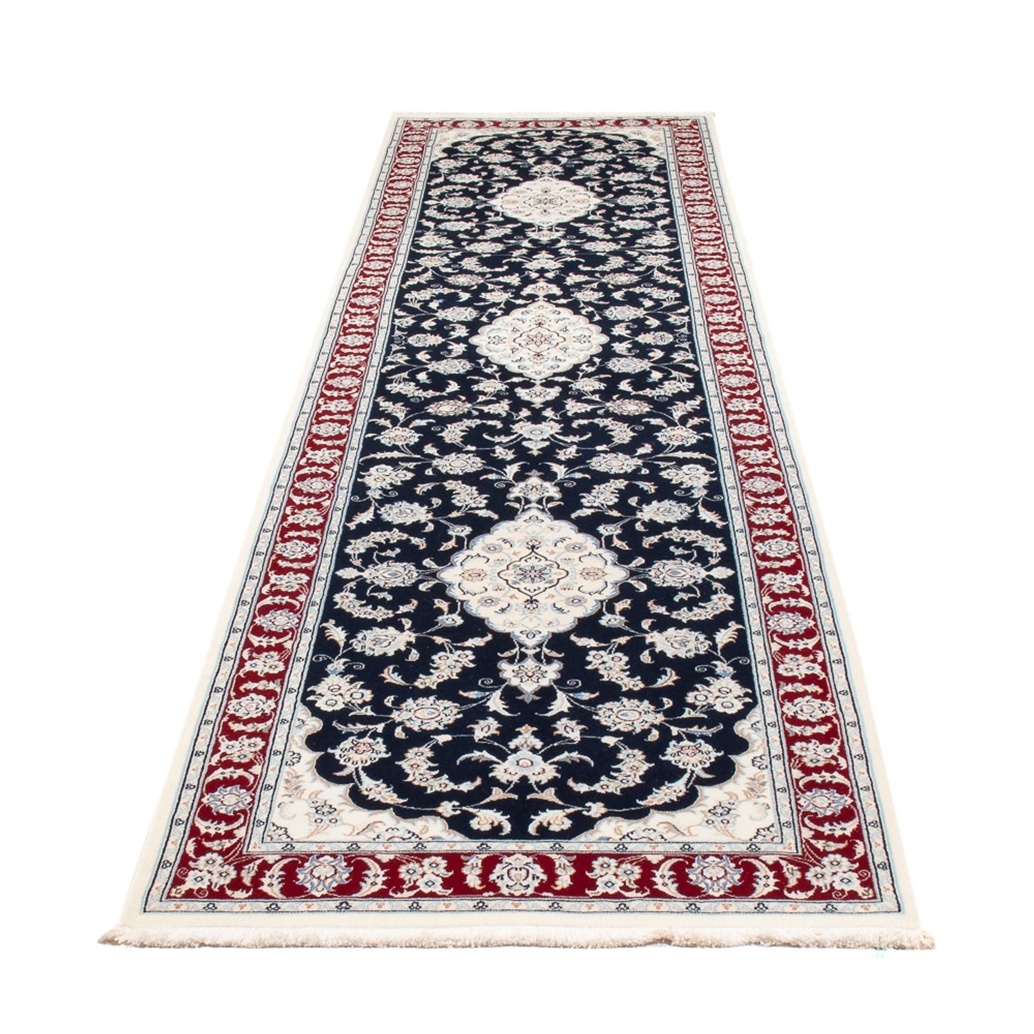 Tappeto corsia Tappeto Persero - Nain - Premio - 353 x 85 cm - blu scuro