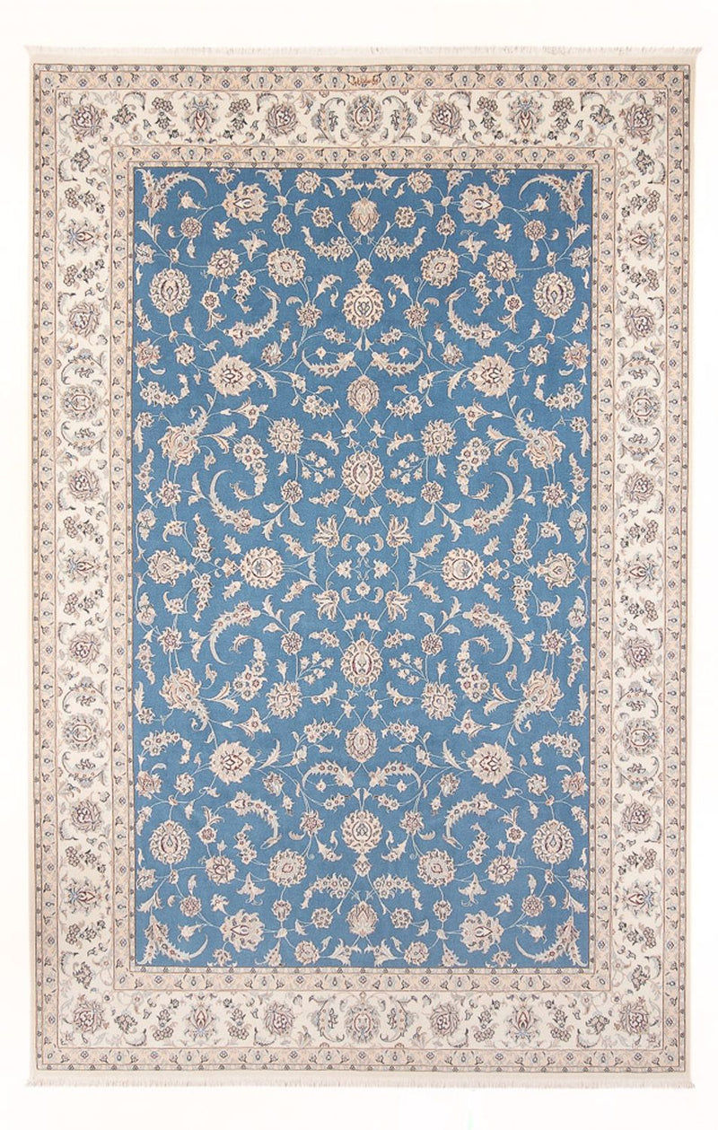 Tappeto Persero - Nain - Premio - 297 x 196 cm - blu chiaro