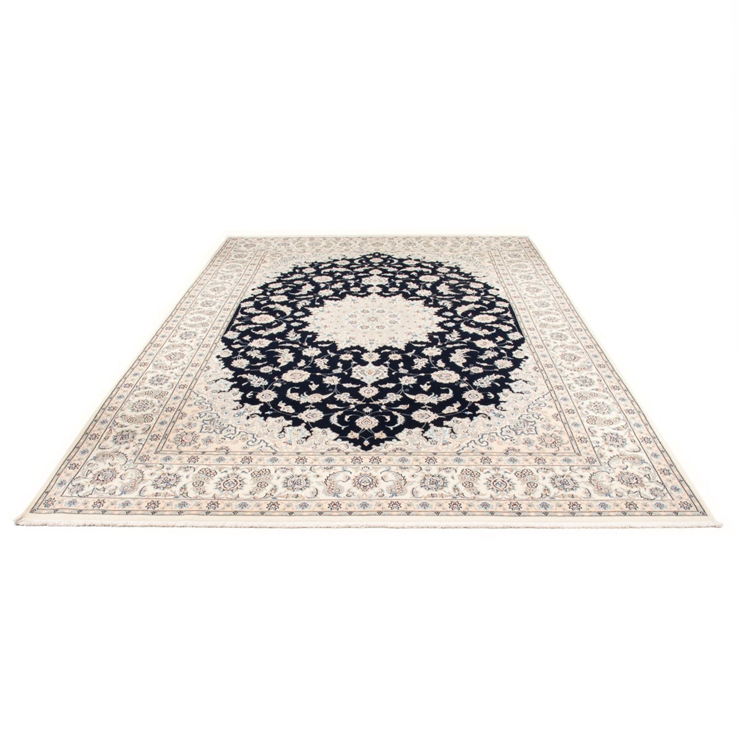 Tappeto Persero - Nain - Premio - 356 x 250 cm - blu scuro