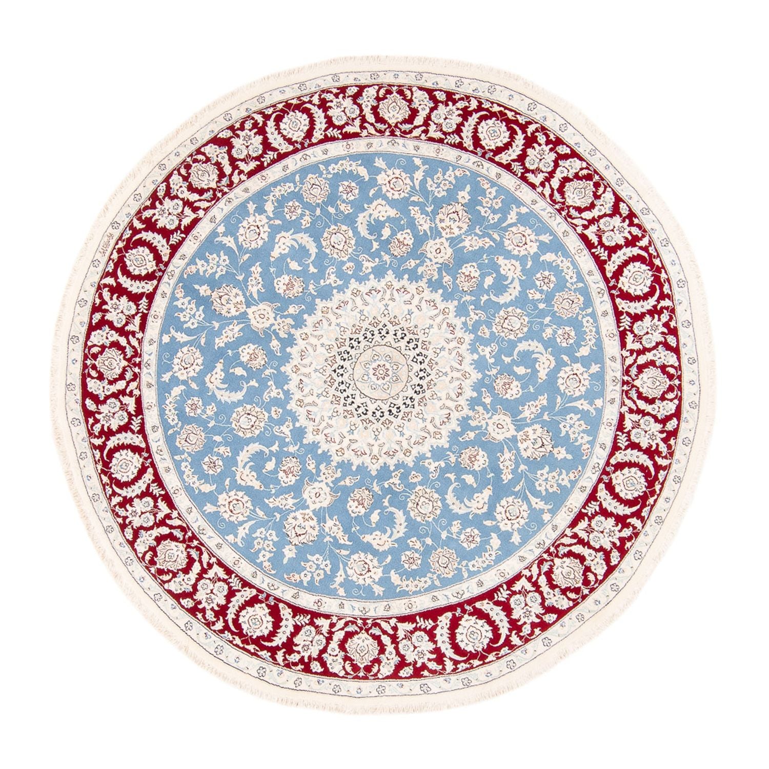 Tappeto Persero - Nain rotondo  - 200 x 200 cm - blu chiaro