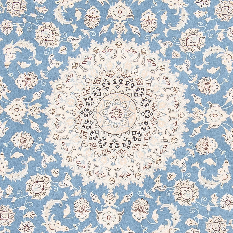 Tappeto Persero - Nain rotondo  - 200 x 200 cm - blu chiaro