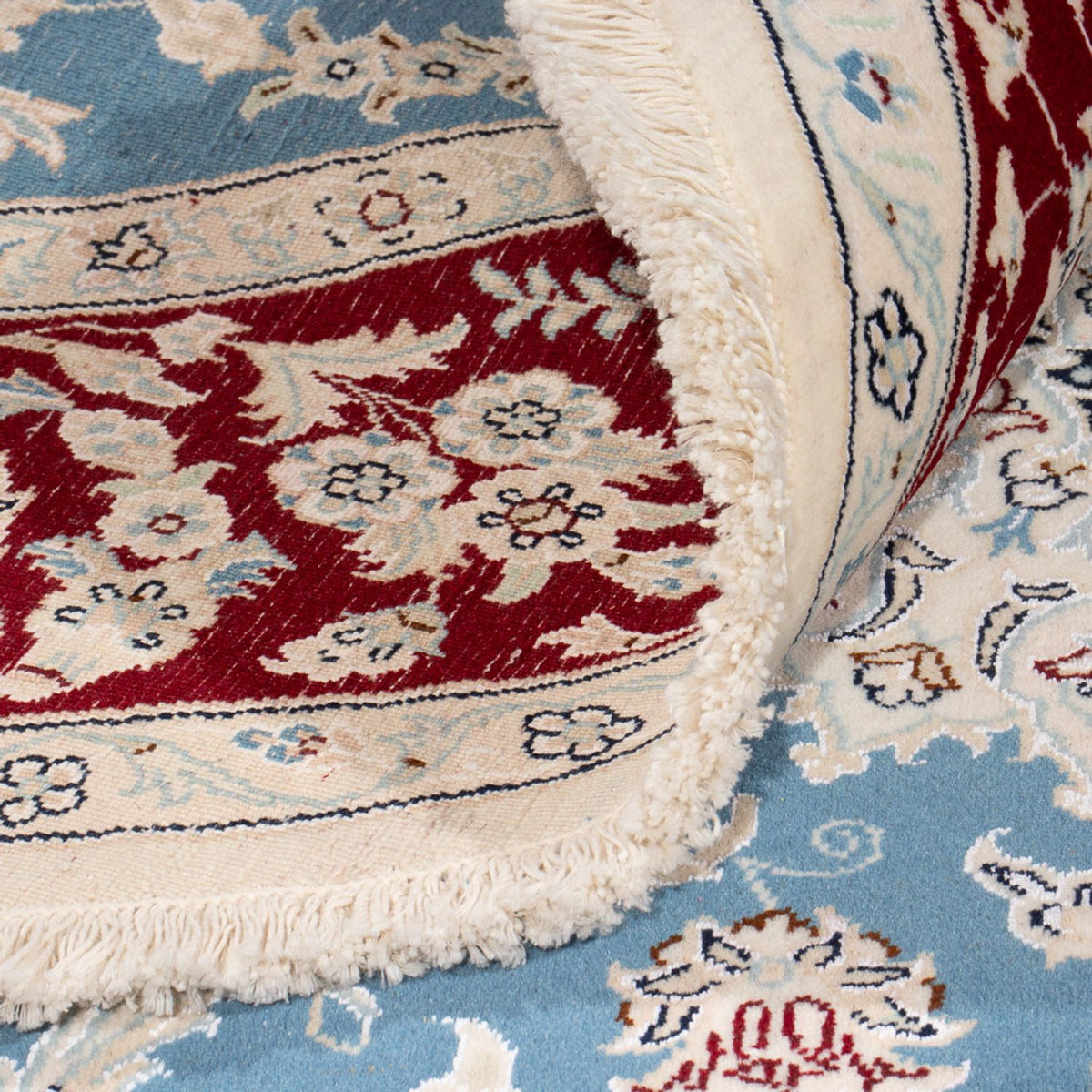 Tappeto Persero - Nain rotondo  - 200 x 200 cm - blu chiaro