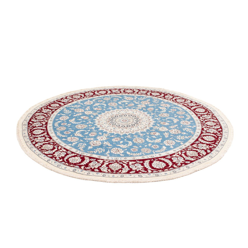 Tappeto Persero - Nain rotondo  - 200 x 200 cm - blu chiaro