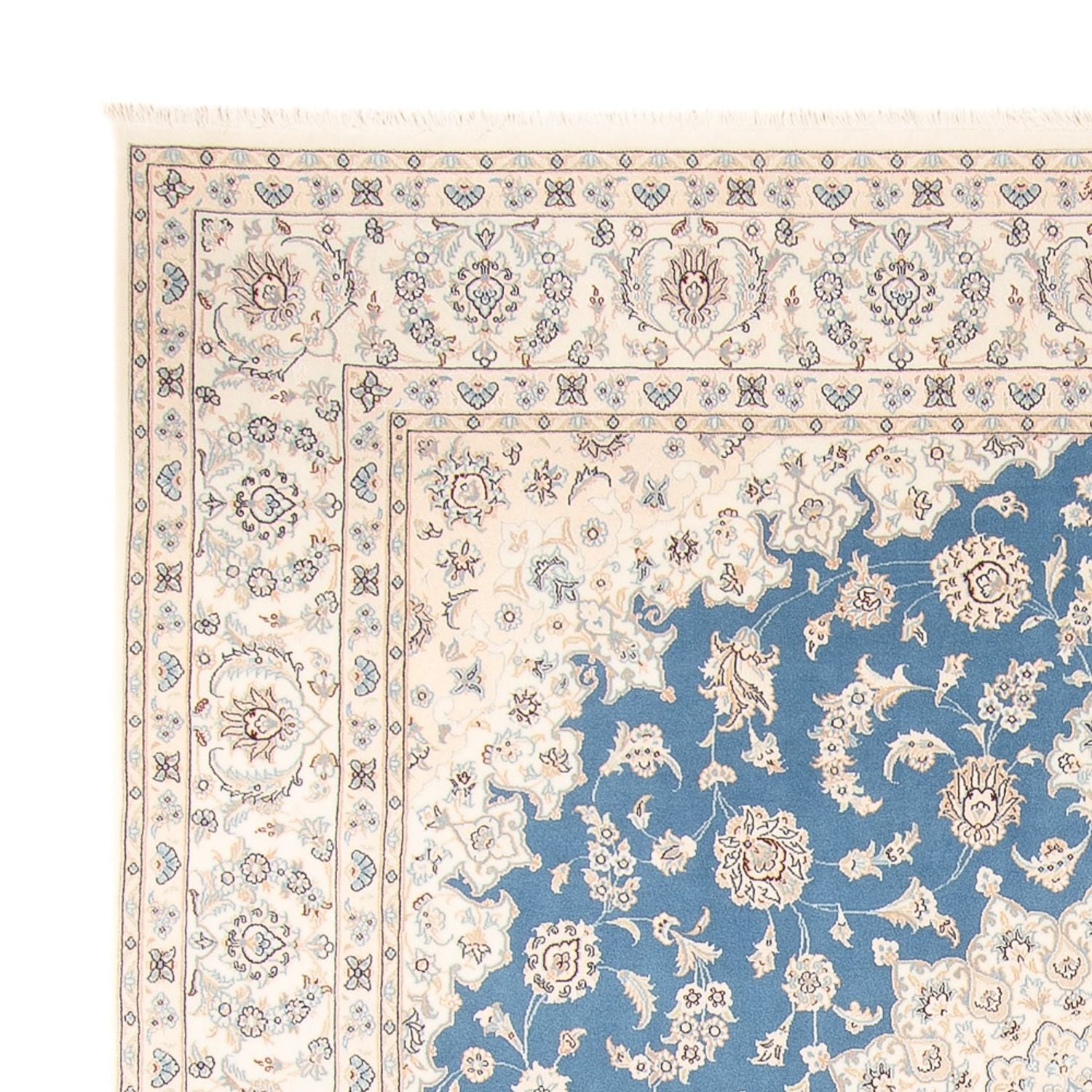 Tappeto Persero - Nain quadrato  - 252 x 248 cm - blu chiaro