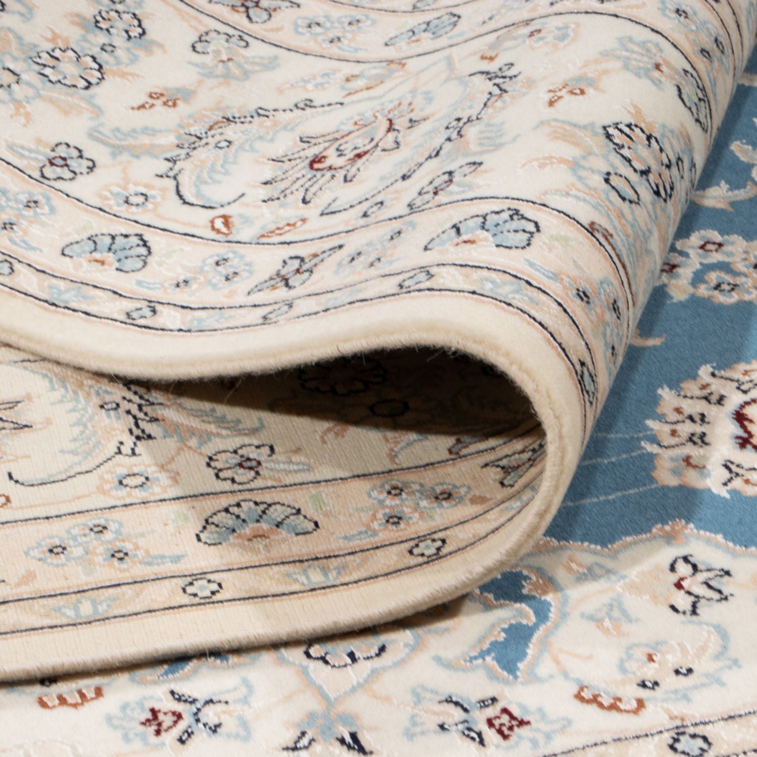 Tappeto Persero - Nain quadrato  - 252 x 248 cm - blu chiaro