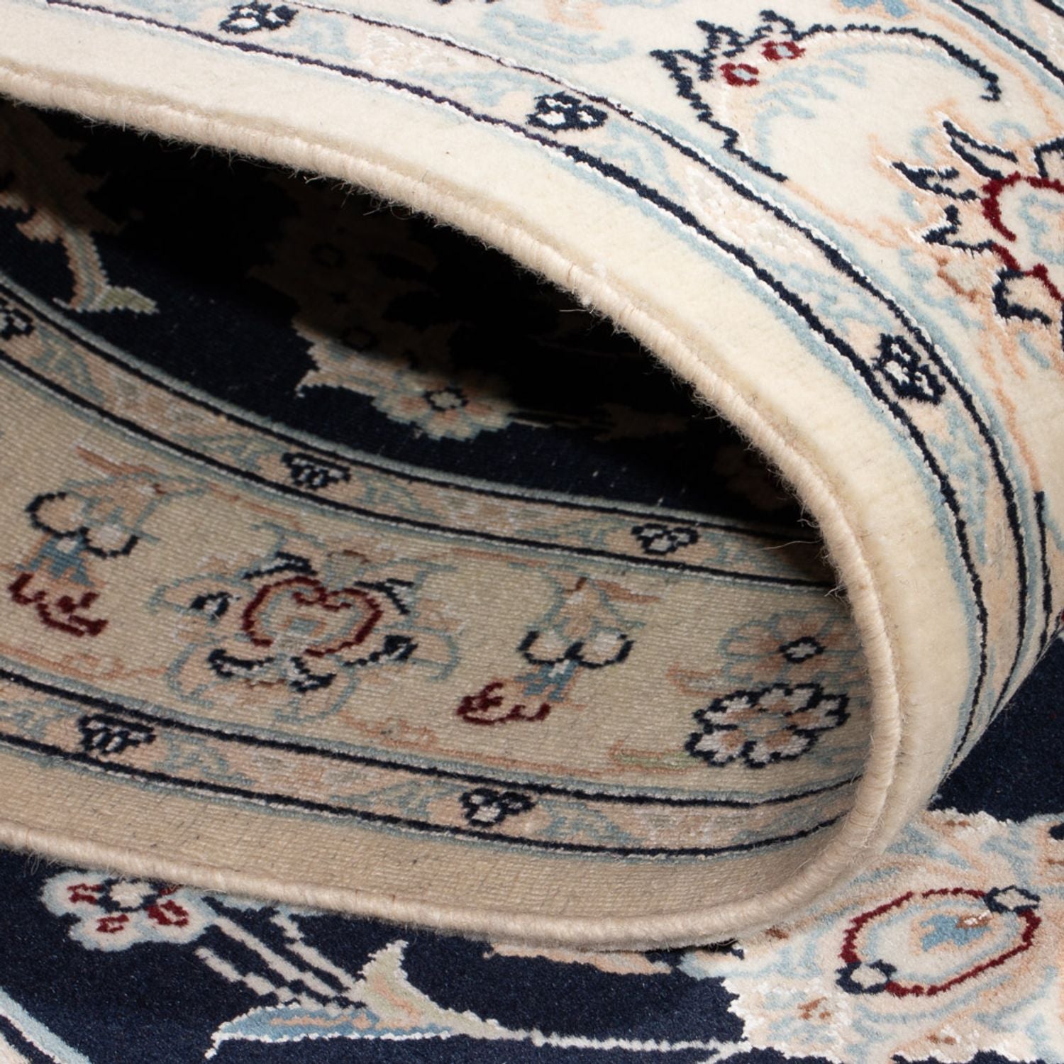 Tappeto corsia Tappeto Persero - Nain - Premio - 346 x 88 cm - blu scuro