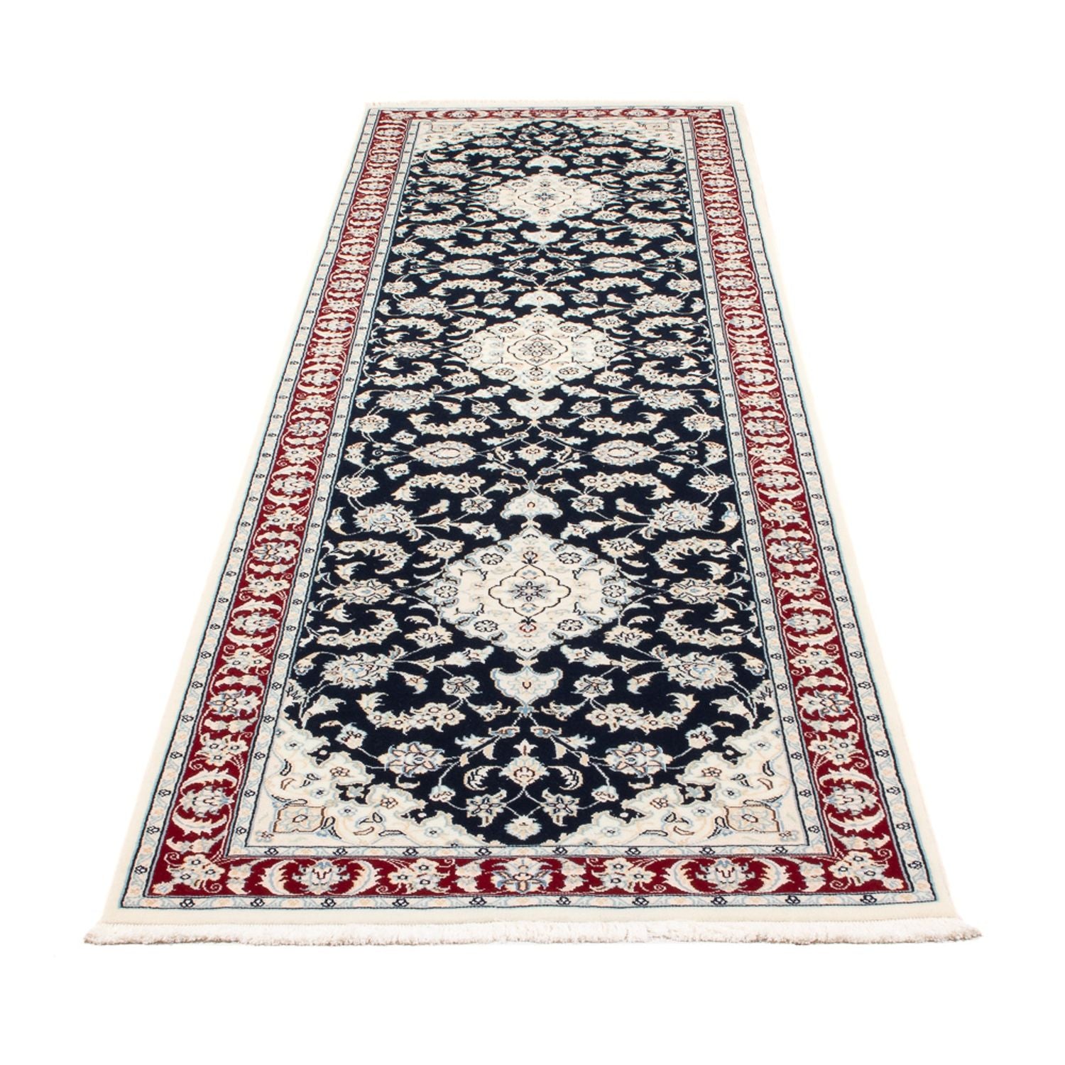 Tappeto corsia Tappeto Persero - Nain - Premio - 292 x 80 cm - blu scuro
